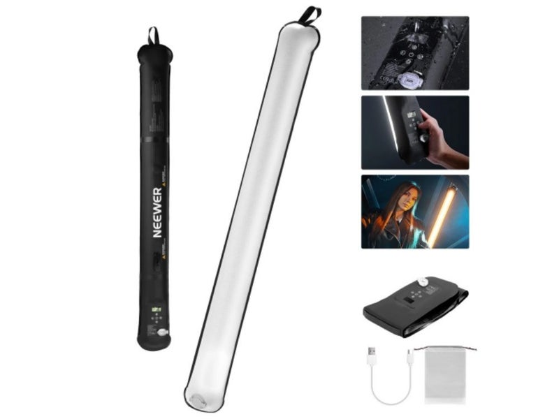 NEEWER 21W Bi Color Handheld LED Tube Light Carousel 1