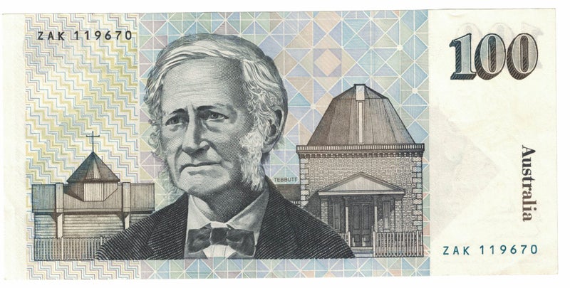 Australia - 100 Dollars - Sir Douglas Mawson and John Tebbutt- ZAK 119670 Carousel 2