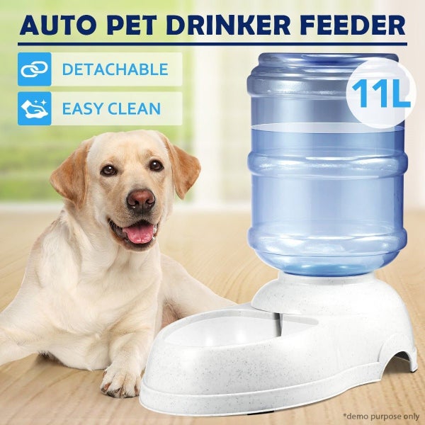 Pet Cat Dog Water Feeder Auto Carousel 2