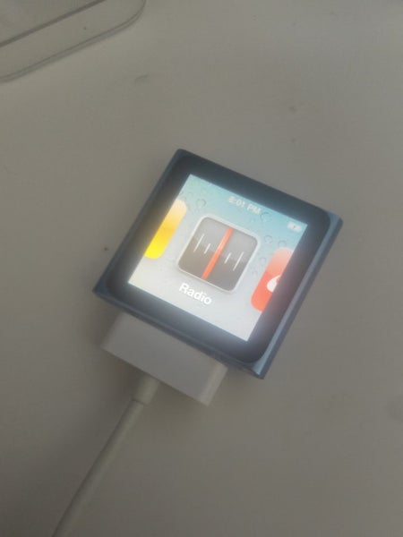 Blue iPod Nano 6th Generation 8GB - Mint condition needs battery replacement Carousel 1