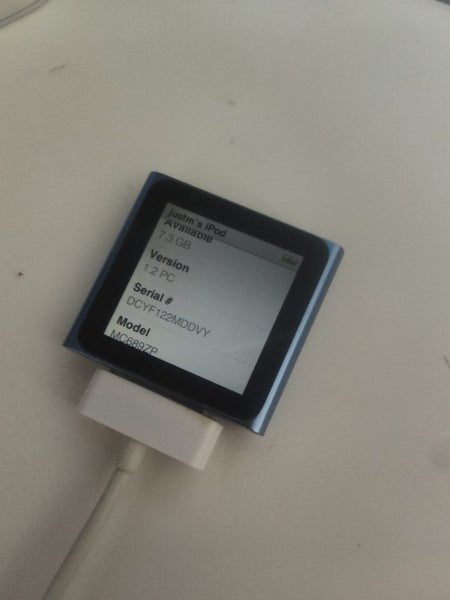 Blue iPod Nano 6th Generation 8GB - Mint condition needs battery replacement Carousel 2