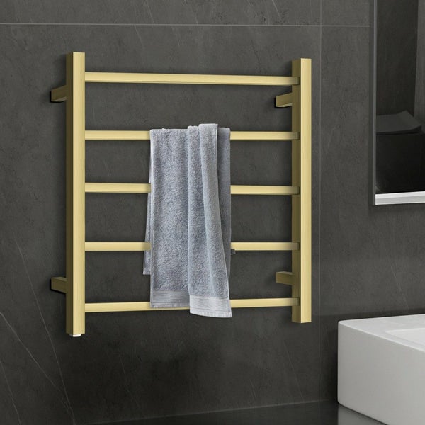 Heated Towel Rack 5 Bars Carousel 1