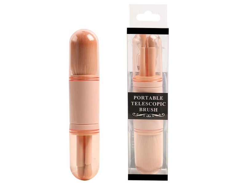 Portable Four-in-One Retractable Brush Eye Shadow Brush Beauty Makeup Carousel 1