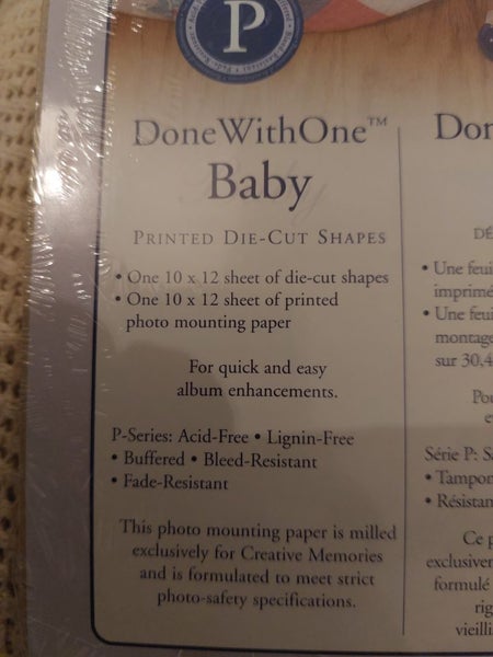 Creative Memories "Baby- Done with one" & " Soft Touch" Carousel 4