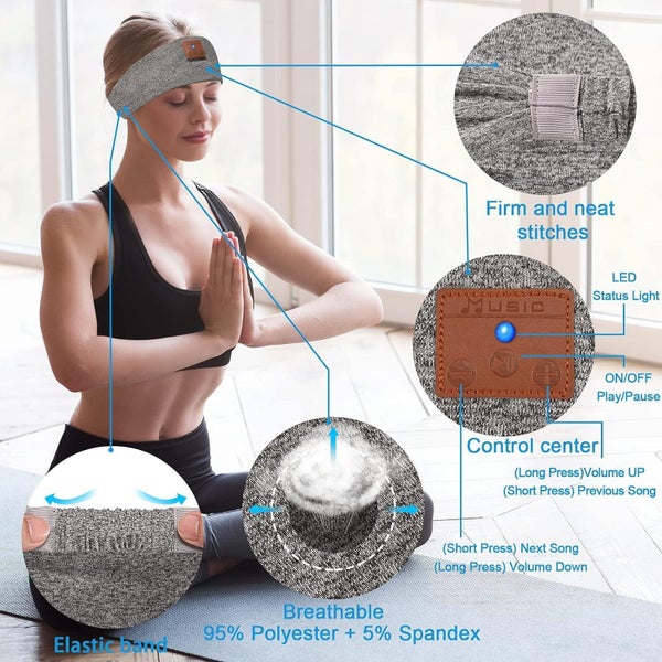 NEW Bluetooth Sleep Headband Headphones Sale Sale Carousel 8