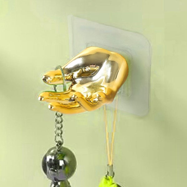 Hand Shaped Hooks Creative Coat Hook Coat Hooks for Living Room Home Bedroom Carousel 1