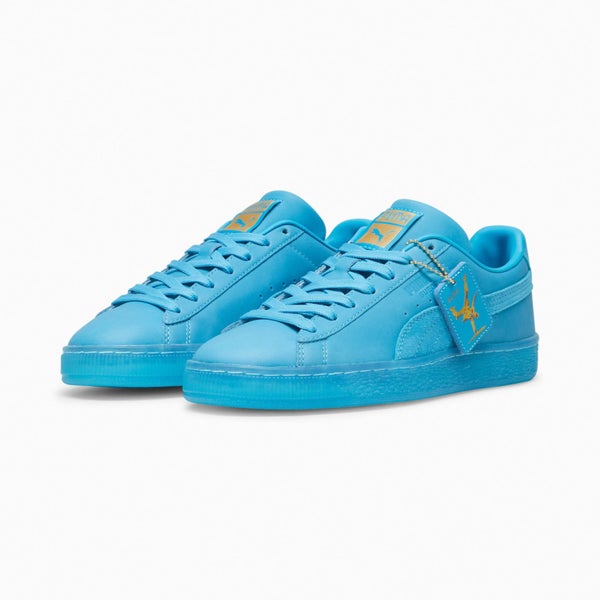 Puma Suede OP Speed Blue Gold Men Unisex Casual Lifestyle Shoes 400744-02 Carousel 16