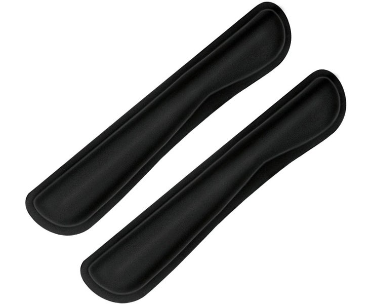 2 Pack, Black Wrist Rest, Wrist Pad for Keyboard, Memory Foam Computer Carousel 1