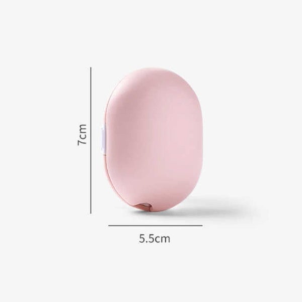 Elosung 2 Pcs Pink Portable Mini Toothbrush Sanitizer Compact Travel Uv Steriliz Carousel 2