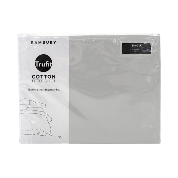 ElSingle Tru Fit Fitted Sheet Silver- Bambury Carousel 1