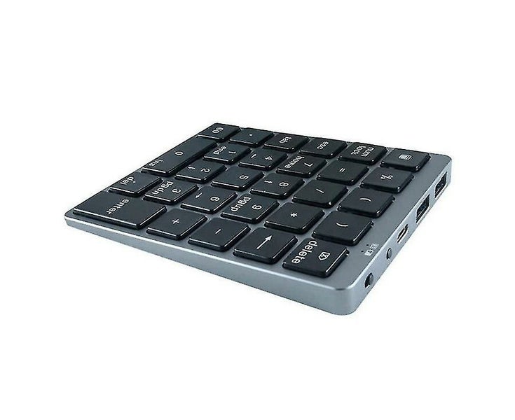 Aluminium Alloy 28 Keys Bluetooth Numeric Keyboard Portable Keypad Wit Carousel 2