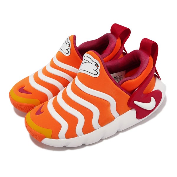 Nike Dynamo GO SE PS Rabbit Safety Orange White Kid Preschool Slip On FD4633-811 Carousel 16