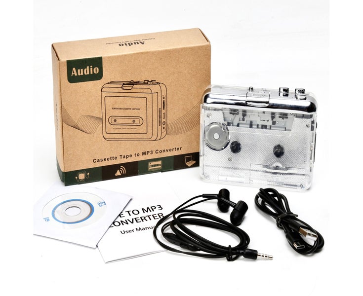 TONIVENT TON010 Transparent Cassette to MP3 Player Portable Stereo T Carousel 1
