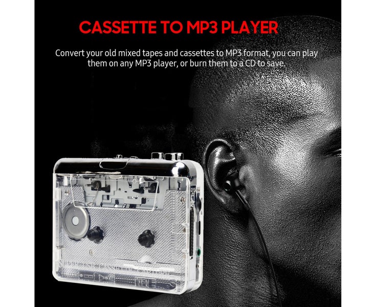 TONIVENT TON010 Transparent Cassette to MP3 Player Portable Stereo T Carousel 2