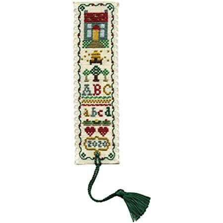 Textile Heritage Bookmark Cross Stitch Kit - Country Sampler Carousel 2
