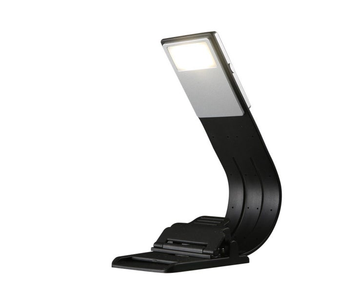 Reading Lamp Book Clamp LED Book Lamp with Two Clips, Continuously Dim Carousel 1