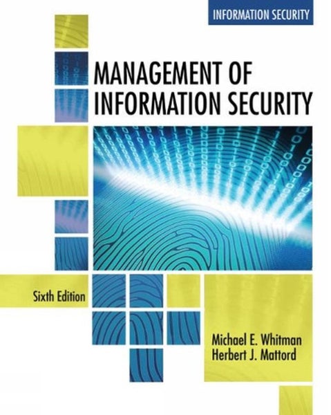 Management of Information Security by Michael Whitman - Paperback Carousel 1