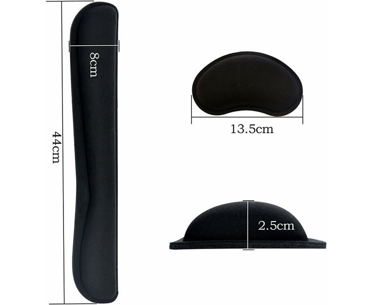 Keyboard Wrist Rest pad and Mouse Gel Memory Foam Wrist Support for Of Carousel 2