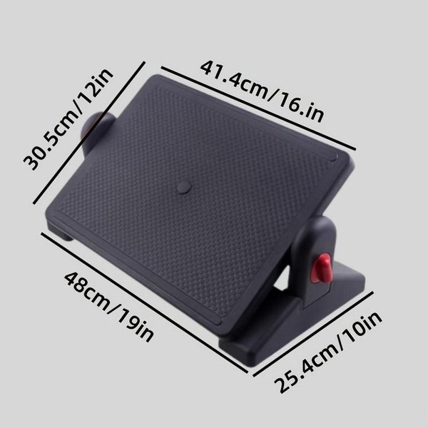 NEW Ergonomic Adjustable Footrest Under Desk Support & Comfort Carousel 2