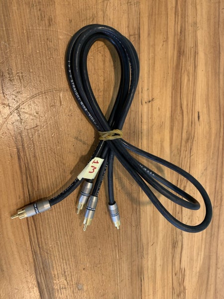1m StraightWire Concerto Audiophile Interconnect RCA Cables - Immaculate! Carousel 1