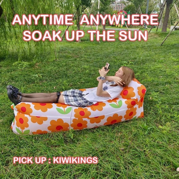 (SALE) lazy sofa beach stool beach chair sun chair camping chair Carousel 6