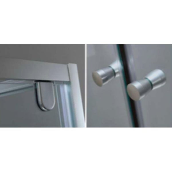 #Bathroom# Shower Box - Double opening door (800/900/1000mm) 2-Side Wall Carousel 2