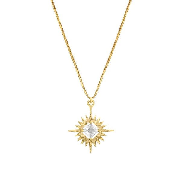 A Dusting of Jewels - Starburst Necklace | Gold & Gold Carousel 2