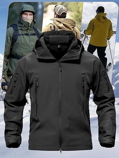 Jacket AND Pants Military Tactical Soft Shell Coat Water Resistant Windbreaker Carousel 1