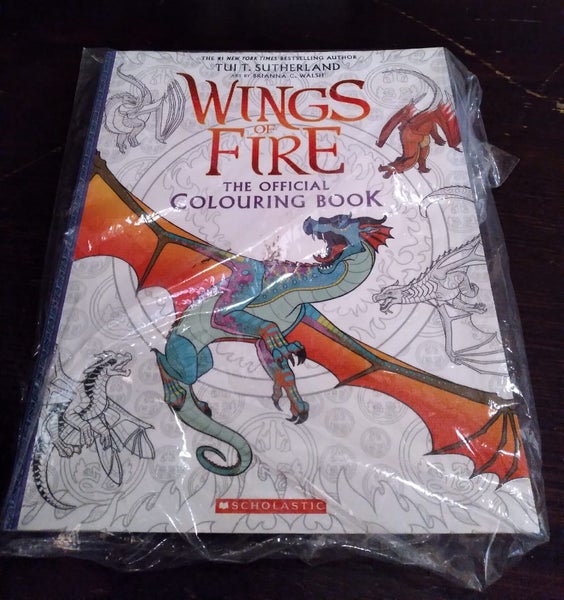Wings of Fire Coloring Book Carousel 1