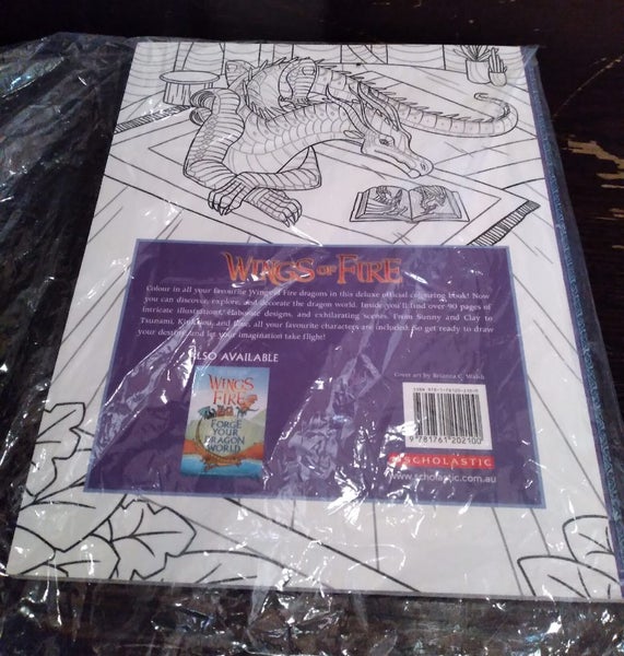 Wings of Fire Coloring Book Carousel 2