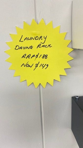 LAUNDRY FOLD OUT DRYING RACK IN CHARCOAL Carousel 2
