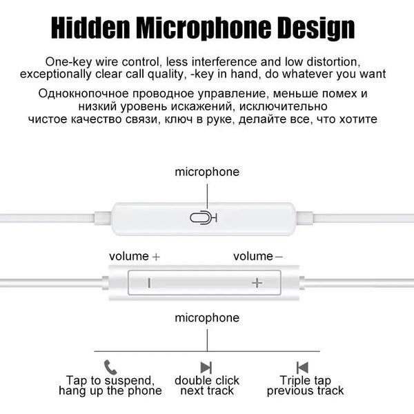 3.5mm Wired Earphones – HiFi Stereo Sound & Mic Carousel 4