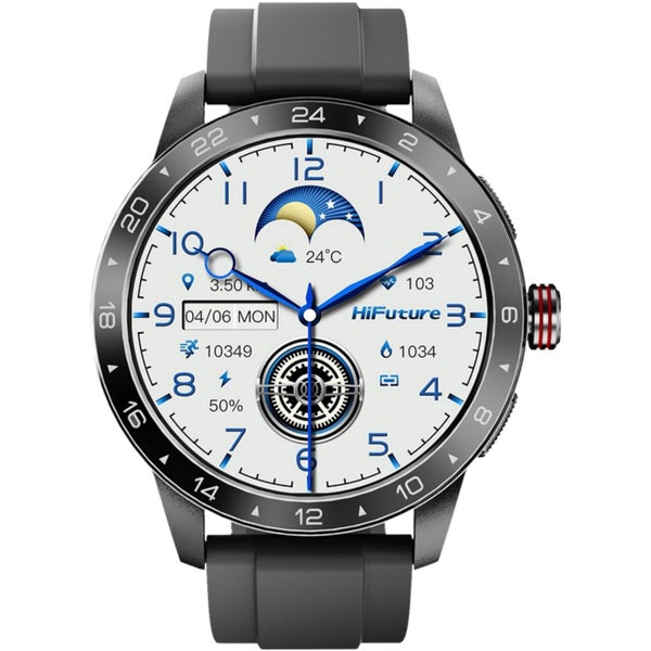 HIFUTURE FLEX2 SMARTWATCH BLACK IP68 Waterproof 100+ Sports Modes BT Calling Carousel 1