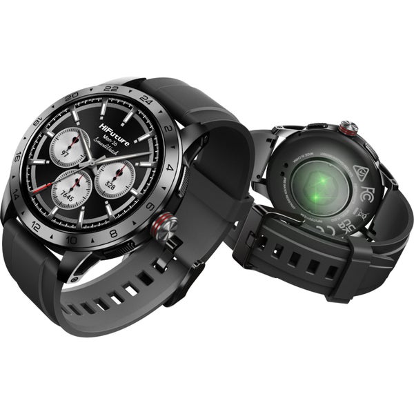 HIFUTURE FLEX2 SMARTWATCH BLACK IP68 Waterproof 100+ Sports Modes BT Calling Carousel 2