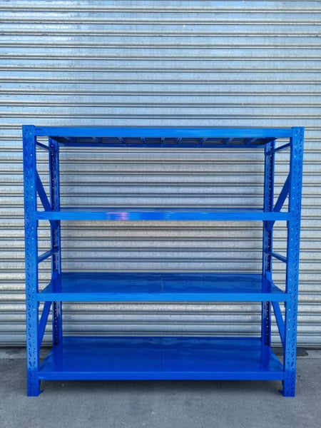 Heavy Duty Shelving 2m(L) x 2m (H) x 500mm (W) 200KG PER LEVEL - BLUE Carousel 1