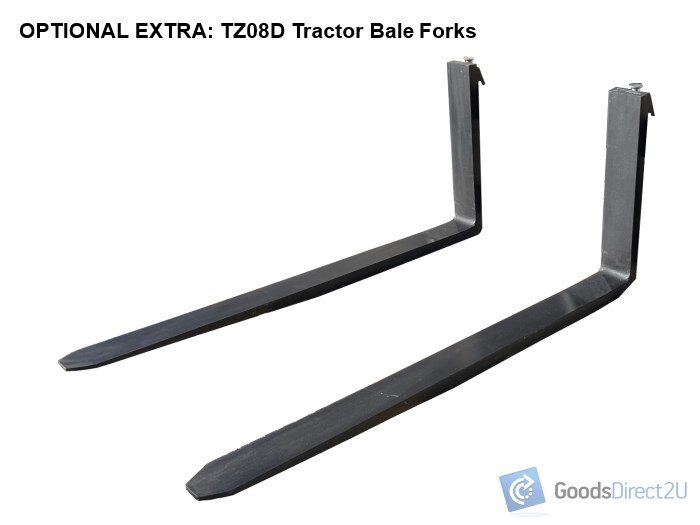 Tractor Bale Spikes - Euro Hitch - 70-80HP Carousel 3