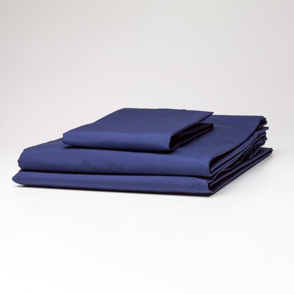 Fitted Sheet - Weavers Premium Queen 203cm (Navy) Carousel 1