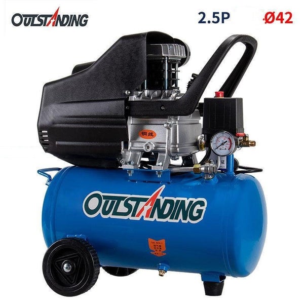 Portable Air Compressor 18L TANK 8 BAR PRESSURE 2.5HP POWER Direct Motor Garage Carousel 1