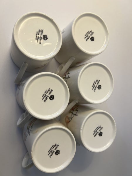 ROYAL ALBERT COFFEE MUGS X 662863855962241112