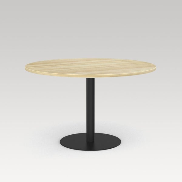Bristol Round Dining Table – Atlantic Oak - 90cm round Carousel 1