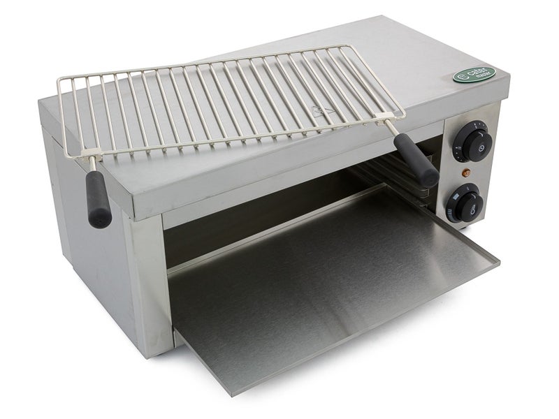 Salamander Grill 2kW Single Rack Commercial Toaster with Timer 605mm Wide Carousel 2