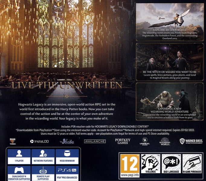Hogwarts Legacy PS4 Carousel 2