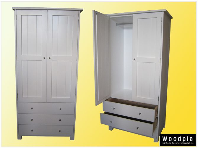 NZ MADE NEW Solid Wood Custom Wardrobe(W3)63002474461570110