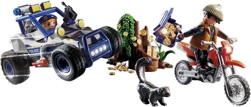 Playmobil: City Action - Police Off-Road Car With Jewel Thief (70570) Carousel 1