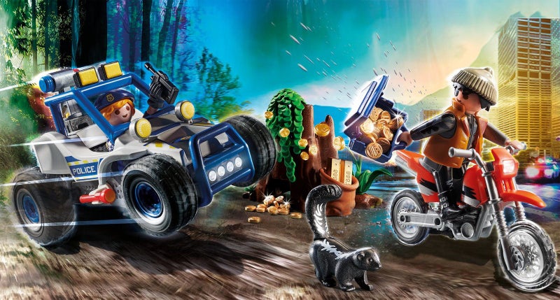 Playmobil: City Action - Police Off-Road Car With Jewel Thief (70570) Carousel 2