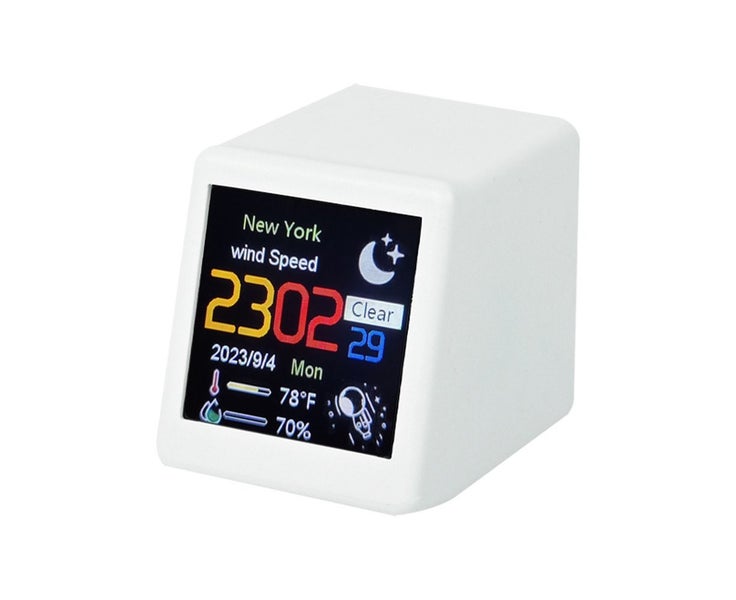 Special for Weather Stations WIFI Smart Desktop Clock Weather Small TV Carousel 1