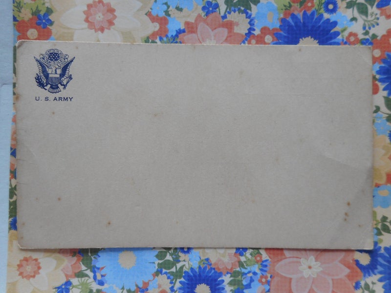 US Army blank Postcard Carousel 1