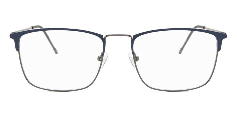 Full Rim Square Blue Gunmetal SmartBuy Collection Noe 893B 54 Fashion Unisex Carousel 1