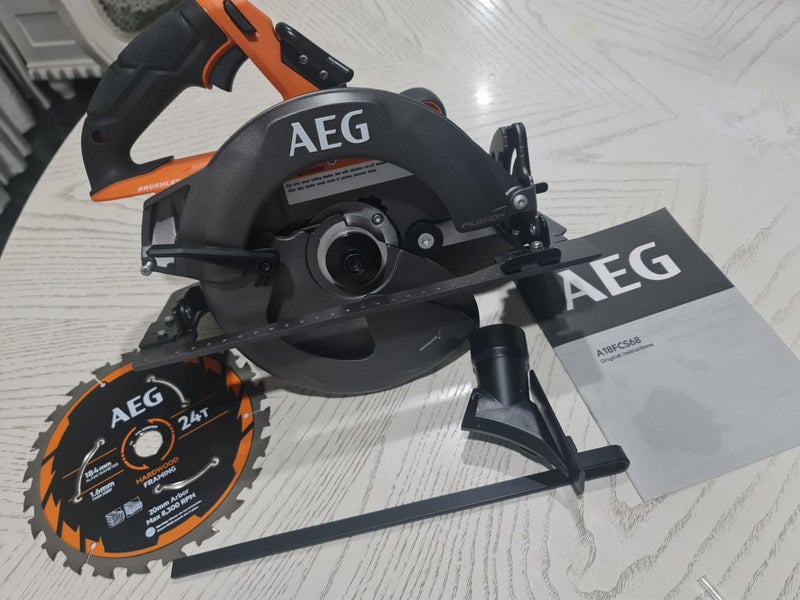 AEG 18V FUSION 184MM (7-1/4?) Brushless Deep Cut Circular Saw A18FCS68 RRP $408 Carousel 1