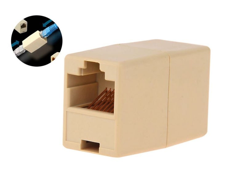 RJ45 Network Coupler Cat6 Cable Coupler Joiner Extender Adapter Carousel 1